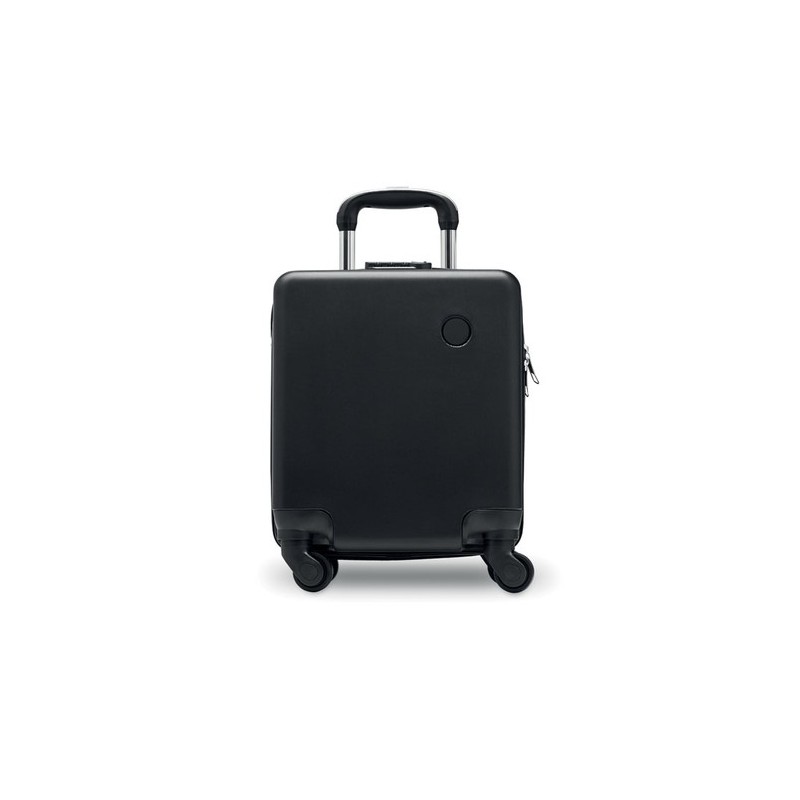 Valise trolley compacte et pratique personnalisée STOR sous siège Matières : ABS Couleurs : noir cadeau collaborateur premium
