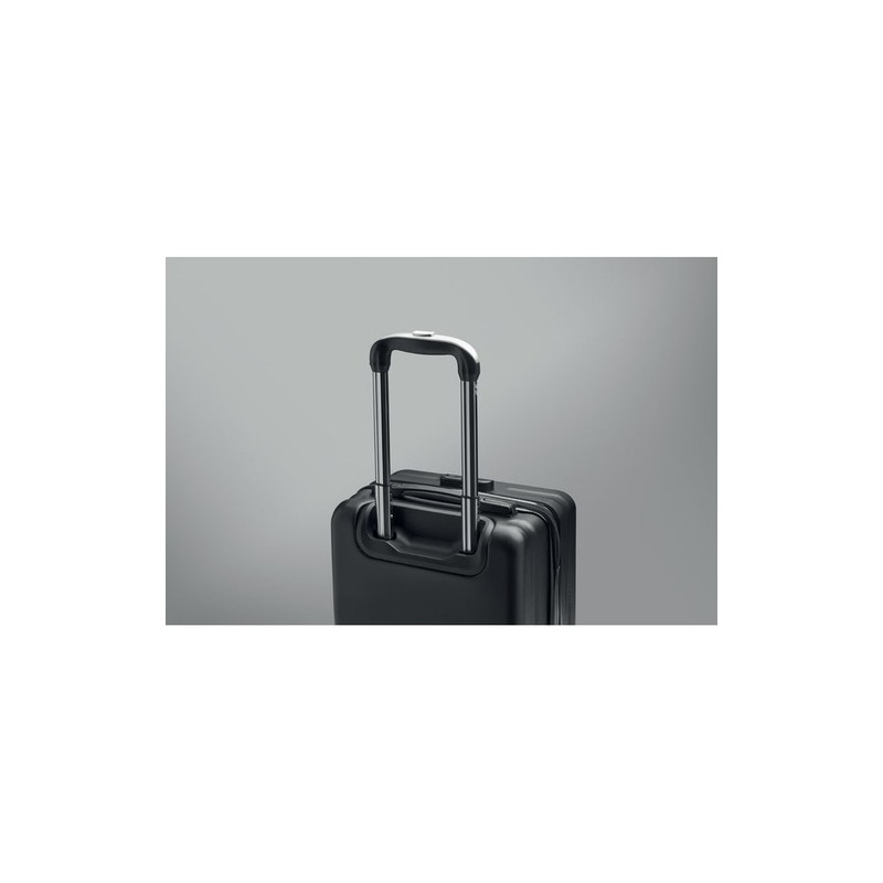 Valise trolley compacte et pratique personnalisée STOR sous siège Matières : ABS Couleurs : noir accessoire événementiel unique