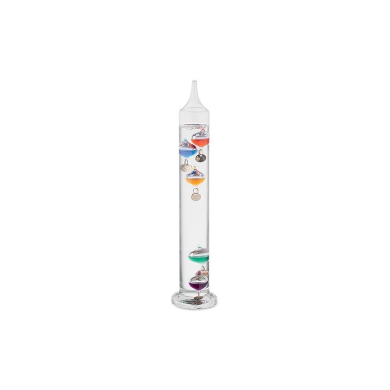 Thermomètre en verre personnalisé de 28 cm - GALI Matières : verre Couleurs : transparent