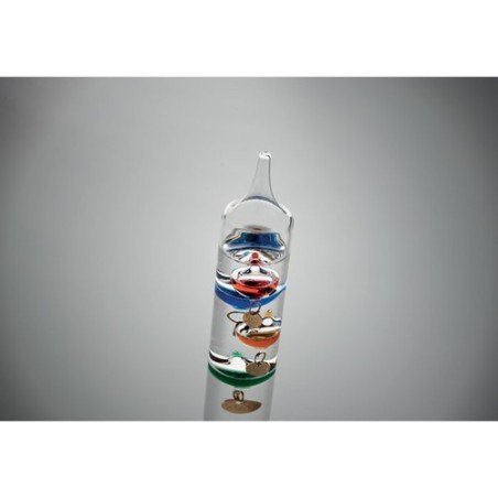 Thermomètre en verre personnalisé de 28 cm - GALI Matières : verre Couleurs : transparent personnalisable avec votre logo