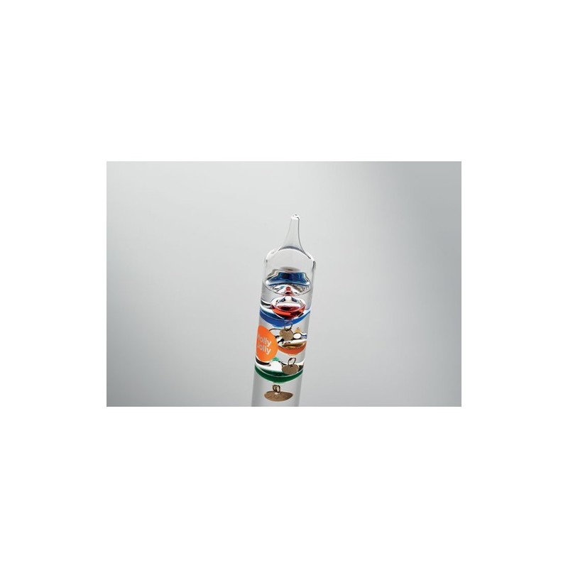 Thermomètre Galileo en verre - Élégance et précision