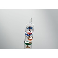 Thermomètre en verre personnalisé de 28 cm - GALI Matières : verre Couleurs : transparent impression haute définition