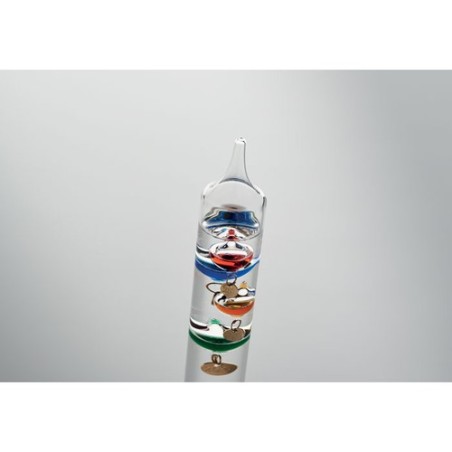 Thermomètre en verre personnalisé de 28 cm - GALI Matières : verre Couleurs : transparent impression haute définition