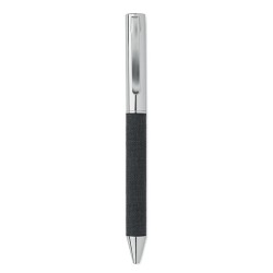 Stylo bille twist en métal personnalisé avec boîte - SCRIBI Matières : acier inoxydable Couleurs : noir cadeau entreprise pas ch