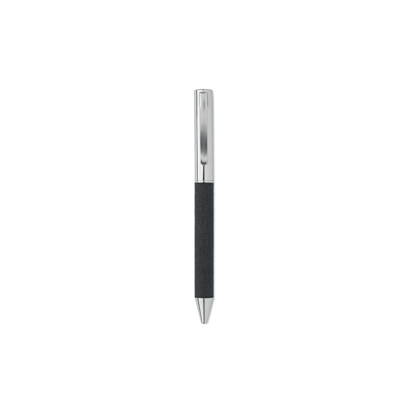 Stylo bille twist en métal personnalisé avec boîte - SCRIBI Matières : acier inoxydable Couleurs : noir cadeau entreprise pas ch