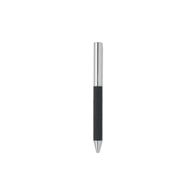 Stylo bille twist en métal personnalisé avec boîte - SCRIBI Matières : acier inoxydable Couleurs : noir livraison express 24h 48