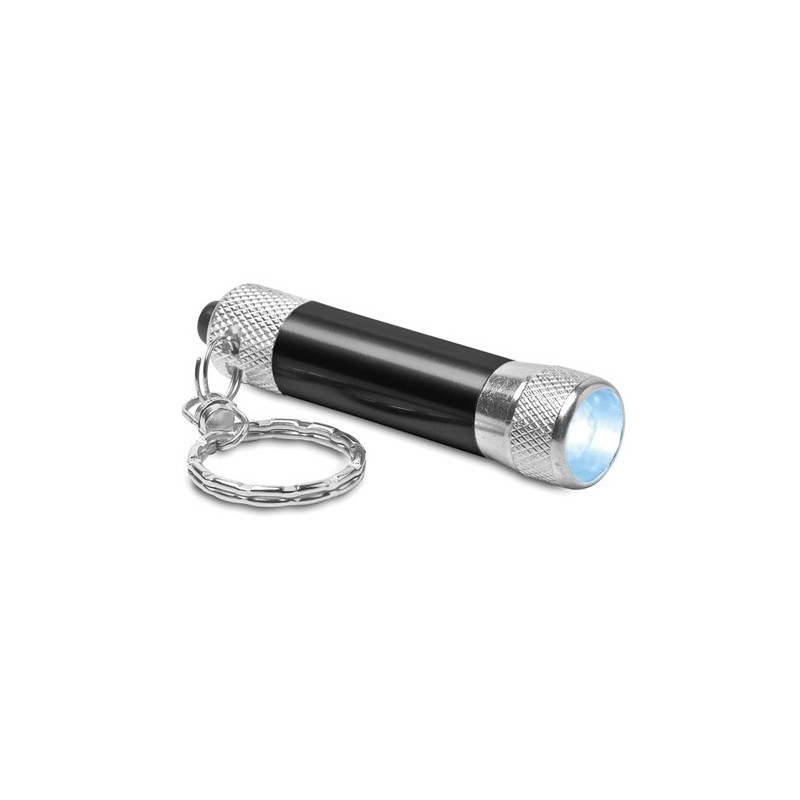 Mini Lampe Torche Personnalisée Cadeau d'Entreprise - ARIZO Couleurs : noir objet promotionnel éco-responsable