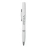 Stylo multifonction personnalisé avec kit de nettoyage  TWS Matières : polypropylène (PP) Couleurs : blanc marquage laser ultra 