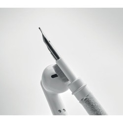 Stylo multifonction personnalisé avec kit de nettoyage  TWS Matières : polypropylène (PP) Couleurs : blanc livraison express 24h