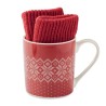 Coffret pratique Hiver avec Mug et Gants - COPITO Matières : céramique Couleurs : rouge impression haute définition