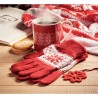 Coffret pratique Hiver avec Mug et Gants - COPITO Matières : céramique Couleurs : rouge livraison express 24h 48h