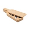 Coffret personnalisé de accessoires à vin en forme de bouteille - VINOVAULT Matières : bambou Couleurs : bois personnalisable av