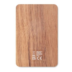 Câbles 3 en 1 personnalisés - Set économique pour tous vos appareils VERSA Matières : bambou Couleurs : bois cadeau collaborateu