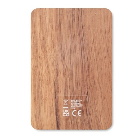 Câbles 3 en 1 personnalisés - Set économique pour tous vos appareils VERSA Matières : bambou Couleurs : bois cadeau collaborateu