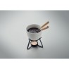Set à fondue en céramique personnalisée 240 ml - KASE Matières : céramique Couleurs : blanc goodies publicitaire événementiel
