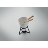 Set à fondue en céramique personnalisée 240 ml - KASE Matières : céramique Couleurs : blanc impression haute définition