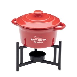 Set à fondue personnalisée 300ml - BIG KASE, idéale pour les cadeaux Matières : céramique Couleurs : rouge cadeau entreprise pas