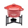 Set à fondue personnalisée 300ml - BIG KASE, idéale pour les cadeaux Matières : céramique Couleurs : rouge cadeau entreprise pas