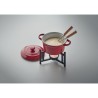 Set à fondue personnalisée 300ml - BIG KASE, idéale pour les cadeaux Matières : céramique Couleurs : rouge goodies publicitaire 