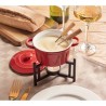 Set à fondue personnalisée 300ml - BIG KASE, idéale pour les cadeaux Matières : céramique Couleurs : rouge impression haute défi