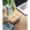 Set personnalisé de 2 pièces  pour le déjeuner : Bouteille et Boîte à Déjeuner EMERALD Couleurs : blanc Matières : acier inoxyda