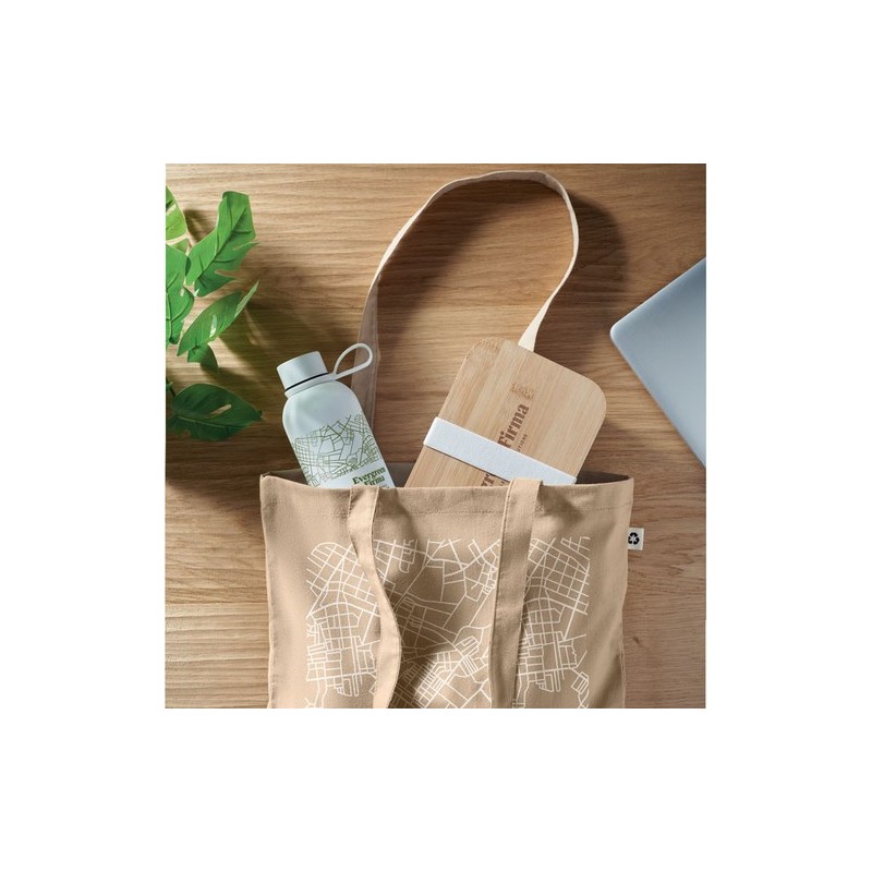 Set personnalisé de 2 pièces  pour le déjeuner : Bouteille et Boîte à Déjeuner EMERALD Couleurs : blanc Matières : acier inoxyda