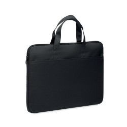 Sacoche personnalisable  pour portable 15" FODRAL Matières : PET recyclé Couleurs : noir