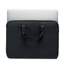Sacoche personnalisable  pour portable 15" FODRAL Matières : PET recyclé Couleurs : noir 2