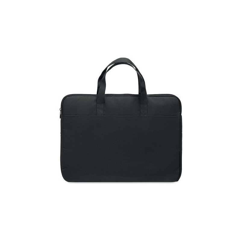 Sacoche personnalisable  pour portable 15" FODRAL Matières : PET recyclé Couleurs : noir cadeau entreprise pas cher