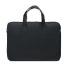 Sacoche personnalisable  pour portable 15" FODRAL Matières : PET recyclé Couleurs : noir cadeau entreprise pas cher