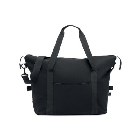 Sac weekend  en matériau recyclé KOPER TOTE Matières : coton recyclé Couleurs : noir impression haute définition