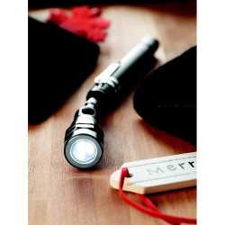 Lampe Extensible Unique Publicitaire - STRECH-TORCH Matières : aluminium Couleurs : noir livraison express 24h 48h