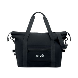 Sac weekend  en matériau recyclé KOPER TOTE Matières : coton recyclé Couleurs : noir cadeau collaborateur premium