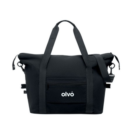 Sac weekend  en matériau recyclé KOPER TOTE Matières : coton recyclé Couleurs : noir cadeau collaborateur premium