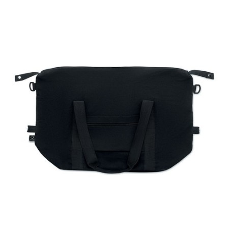 Sac weekend  en matériau recyclé KOPER TOTE Matières : coton recyclé Couleurs : noir accessoire événementiel unique