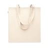 Sac shopping  en coton recyclé personnalisé VIVEKA Matières : coton recyclé Couleurs : beige cadeau entreprise pas cher