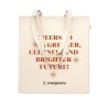 Sac shopping  en coton recyclé personnalisé VIVEKA Matières : coton recyclé Couleurs : beige goodies publicitaire événementiel
