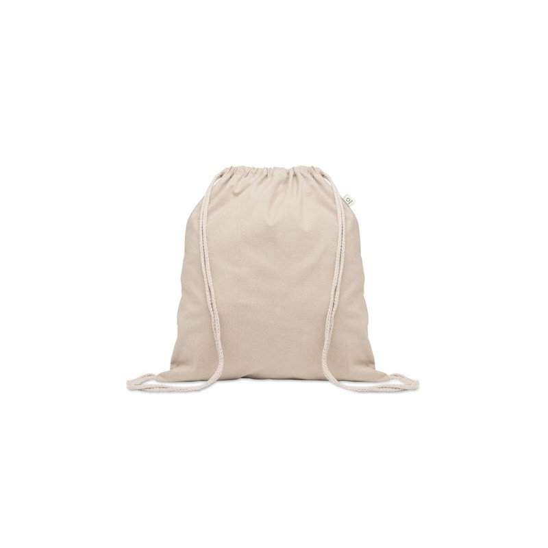 Sac shopping  en coton recyclé personnalisé - CABETRI Matières : coton recyclé Couleurs : beige