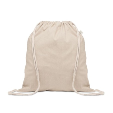 Sac shopping  en coton recyclé personnalisé - CABETRI Matières : coton recyclé Couleurs : beige