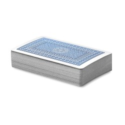 Cartes à jouer personnalisées et publicitaires - Aruba Matières : papier Couleurs : bleu