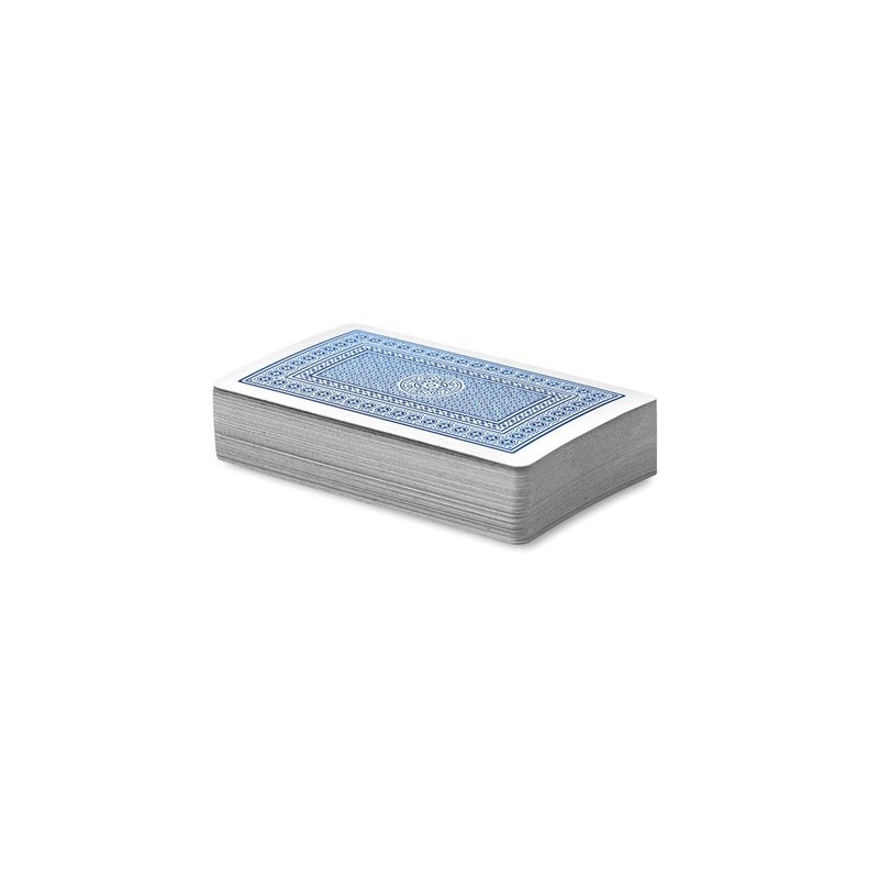 Cartes à jouer personnalisées et publicitaires - Aruba Matières : papier Couleurs : bleu