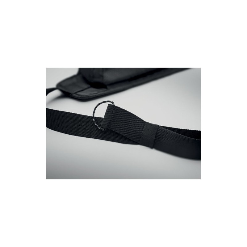 Sac banane  en nylon 420D - NYKO Couleurs : noir cadeau entreprise pas cher