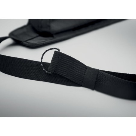 Sac banane  en nylon 420D - NYKO Couleurs : noir cadeau entreprise pas cher