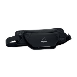 Sac banane  en nylon 420D - NYKO Couleurs : noir impression haute définition