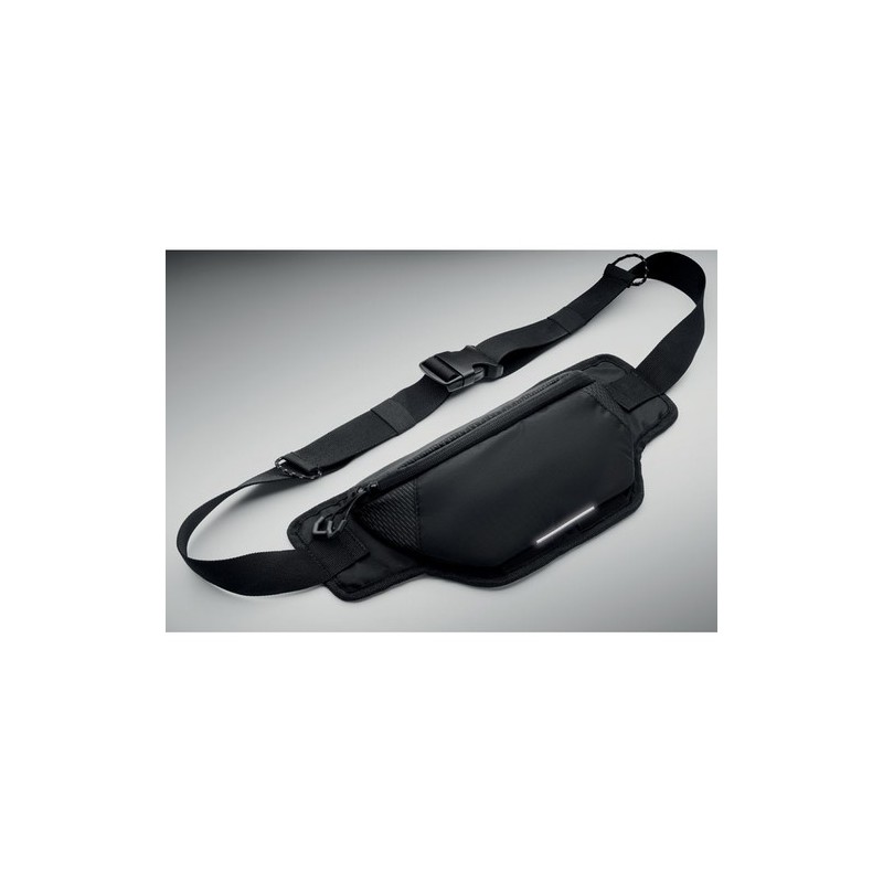 Sac banane  en nylon 420D - NYKO Couleurs : noir marquage laser ultra précis