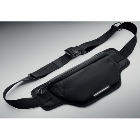 Sac banane  en nylon 420D - NYKO Couleurs : noir marquage laser ultra précis
