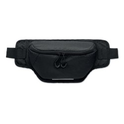 Sac banane  en nylon 420D - NYKO Couleurs : noir objet promotionnel éco-responsable