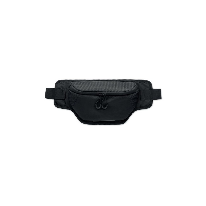 Sac banane  en nylon 420D - NYKO Couleurs : noir objet promotionnel éco-responsable