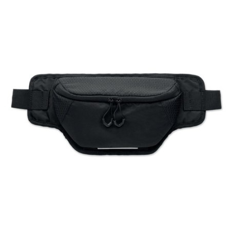 Sac banane  en nylon 420D - NYKO Couleurs : noir objet promotionnel éco-responsable