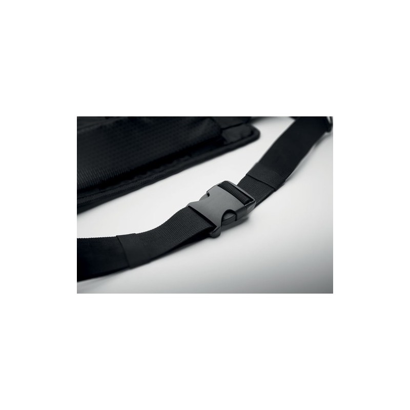 Sac banane  en nylon 420D - NYKO Couleurs : noir goodies entreprise design